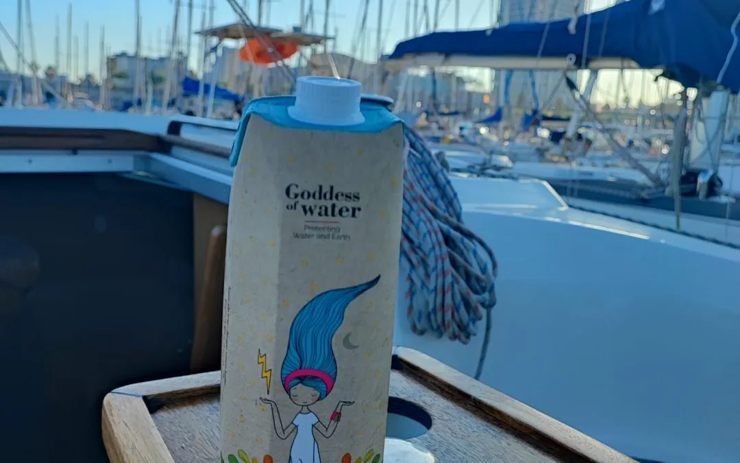 Water Goddess on a sailboat